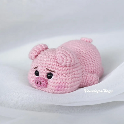 Amigurumi Piglet – PDF Crochet Pattern (Digital Download)