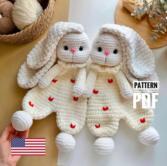 Bunny Cat Crochet Pattern – PDF Digital Download