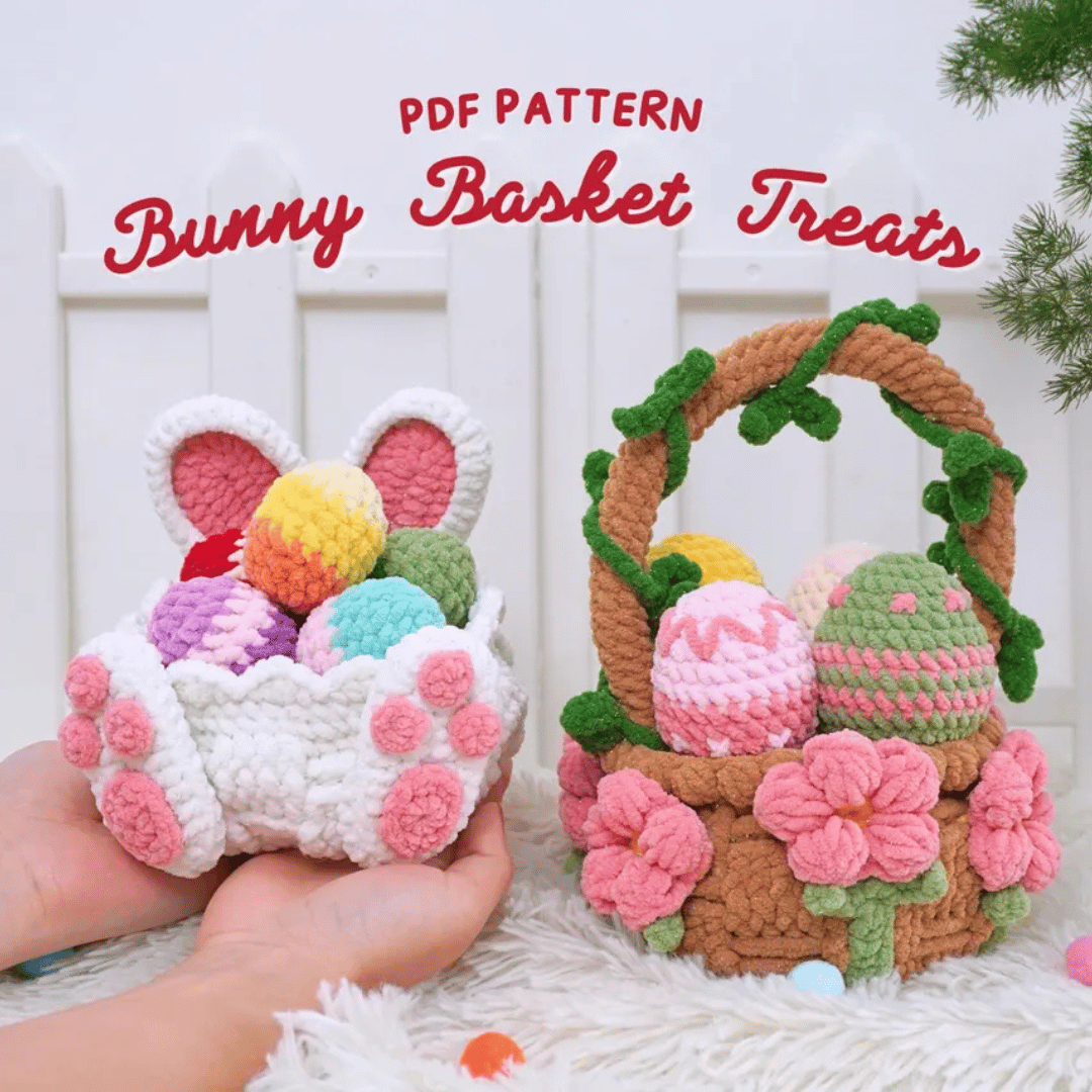 🌸🐰 The Ultimate Easter Crochet Bundle – Sweet, Festive, and Full of Charm! 🧺✨