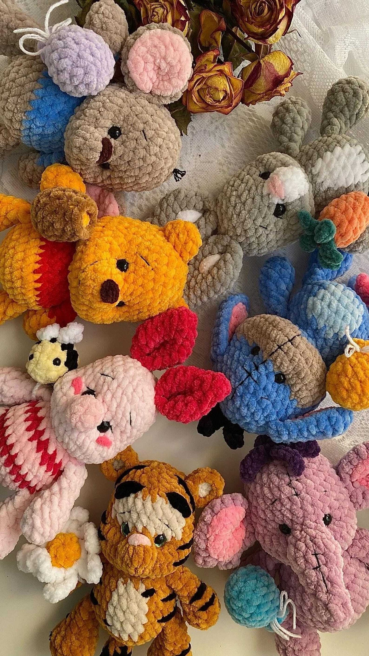 9in1 PDF PATTERN Winnie the Pooh and Friends