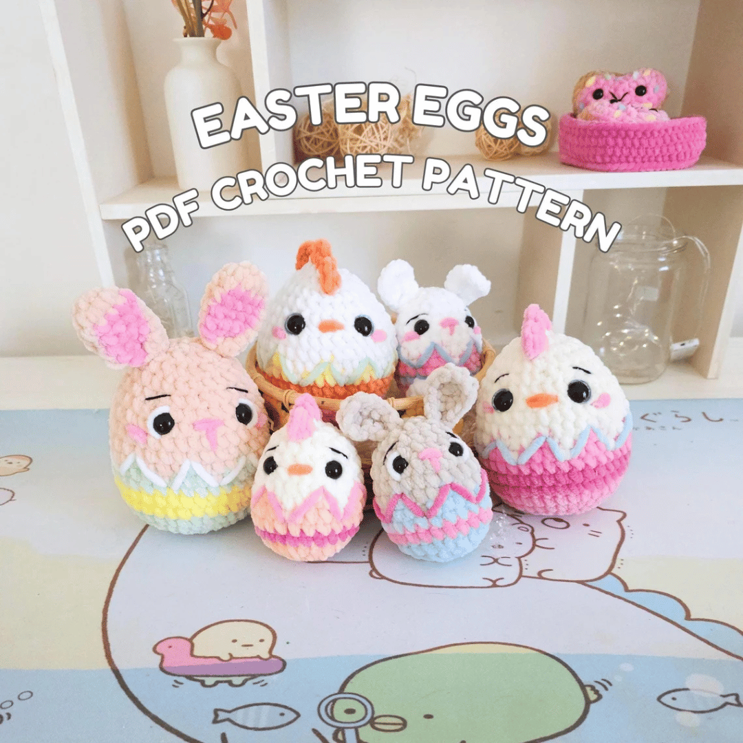 🌸🐰 The Ultimate Easter Crochet Bundle – Sweet, Festive, and Full of Charm! 🧺✨