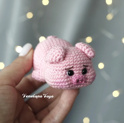 Amigurumi Piglet – PDF Crochet Pattern (Digital Download)