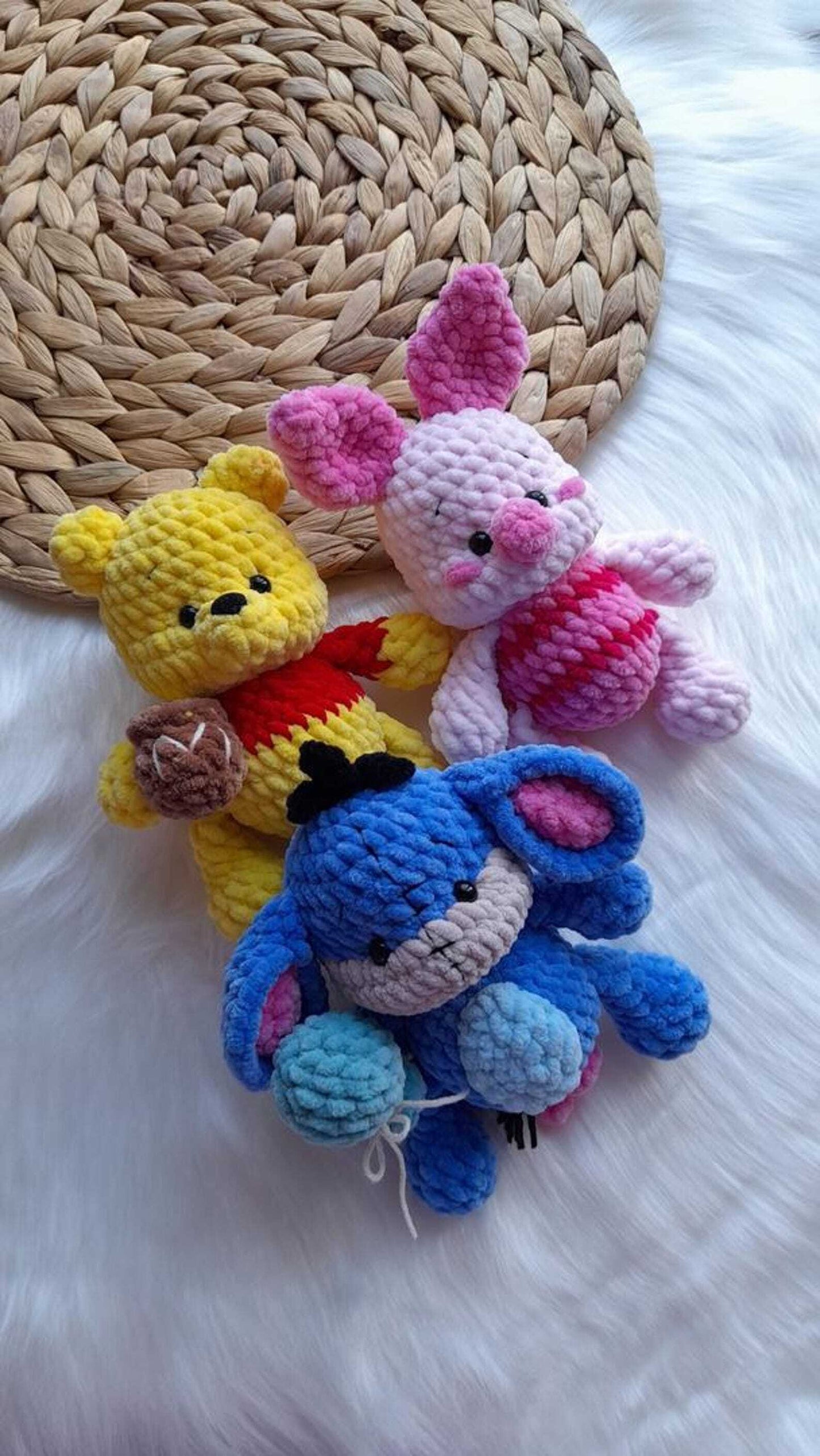 9in1 PDF PATTERN Winnie the Pooh and Friends