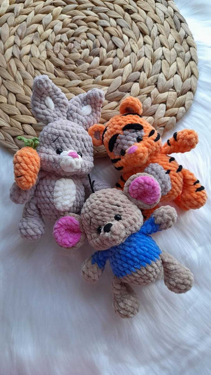 9in1 PDF PATTERN Winnie the Pooh and Friends