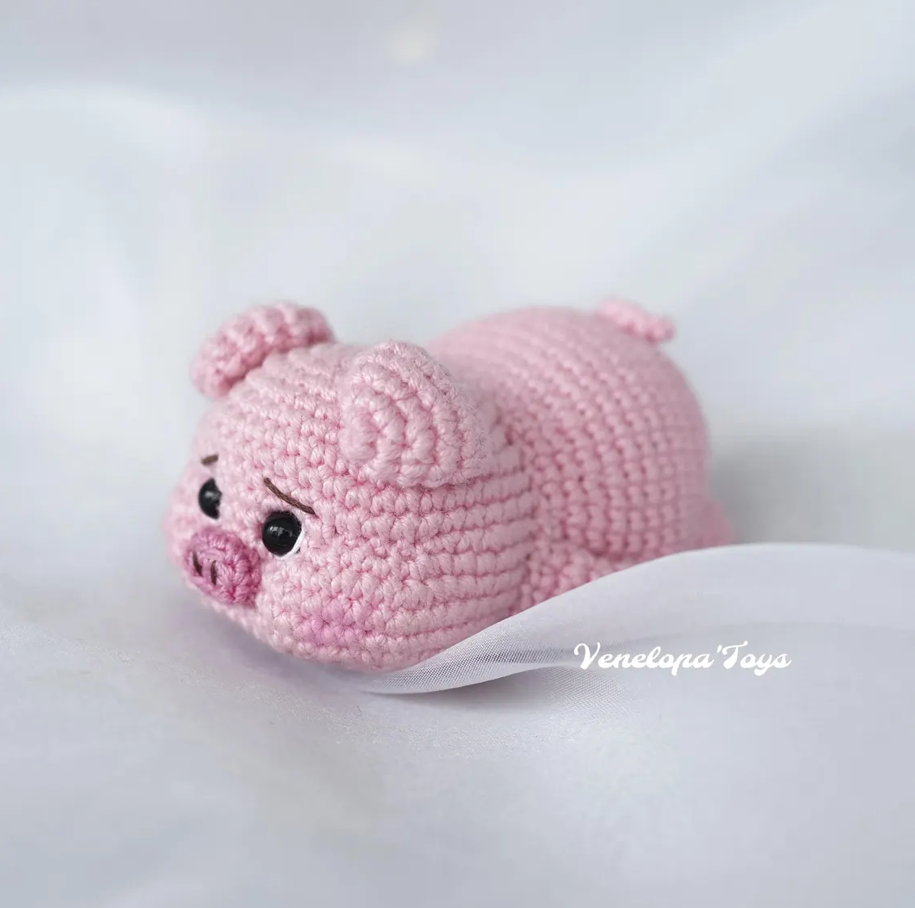 Amigurumi Piglet – PDF Crochet Pattern (Digital Download)