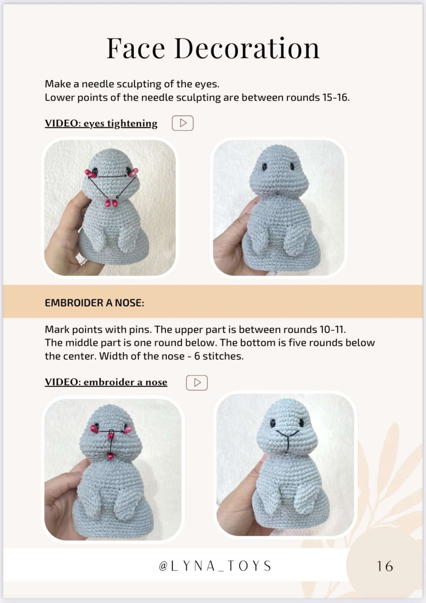 Crochet Pattern cute rabbit