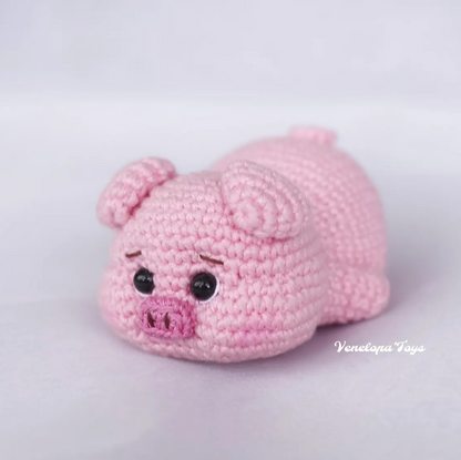 Amigurumi Piglet – PDF Crochet Pattern (Digital Download)