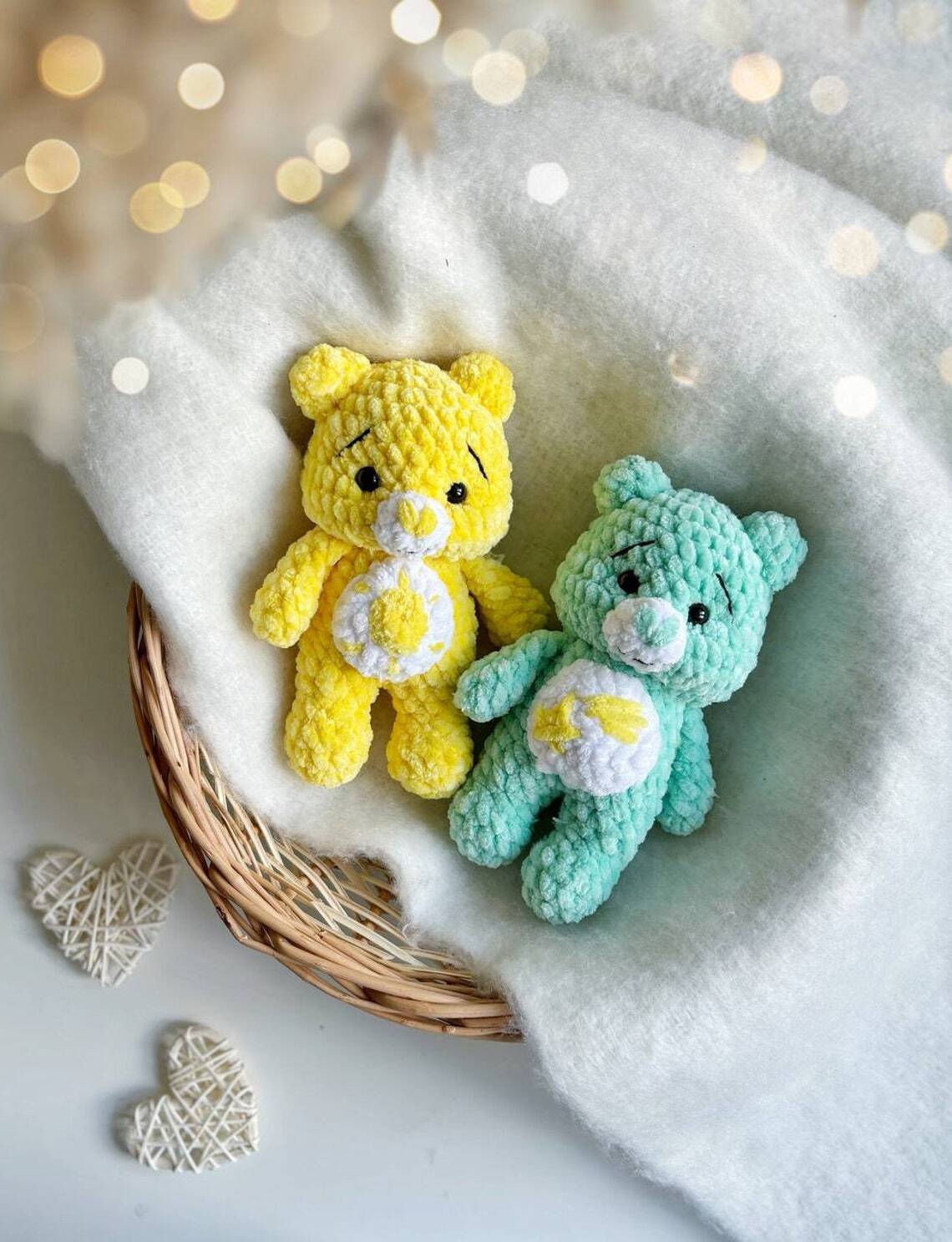 Low-Sew 6-in-1 Care Bears Crochet Pattern Bundle – PDF Digital Download