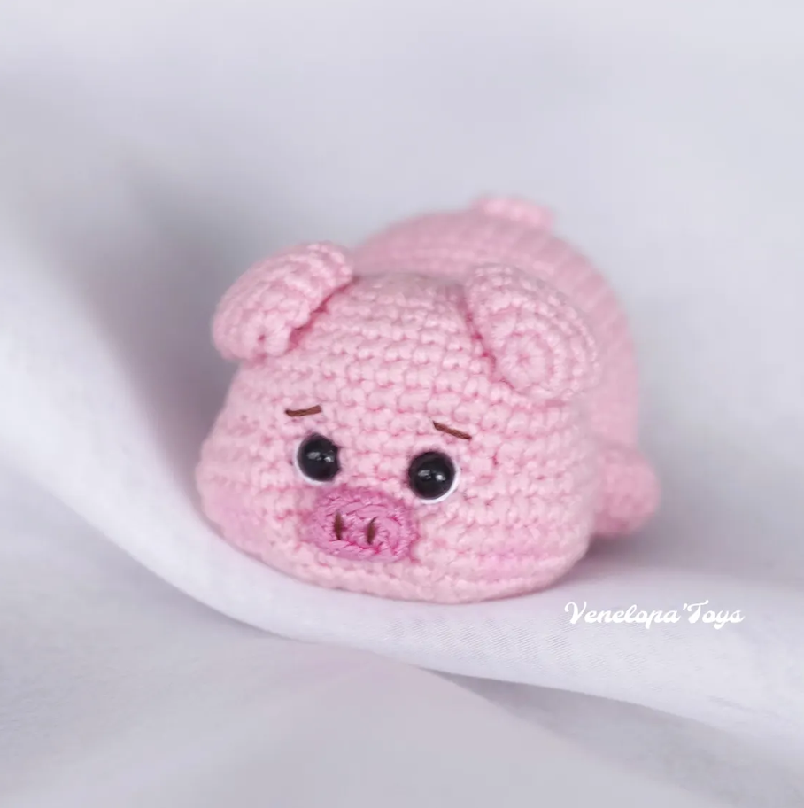 Amigurumi Piglet – PDF Crochet Pattern (Digital Download)