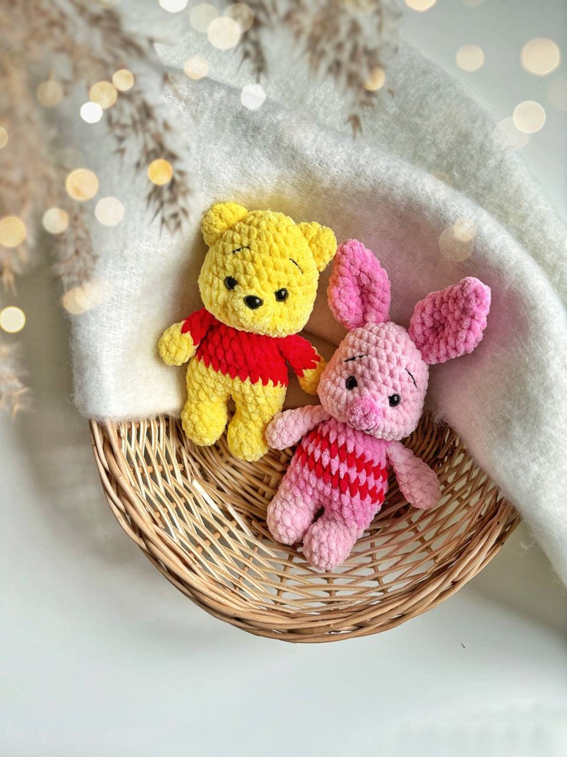 Low-Sew 6-in-1 Crochet Pattern Bundle – Winnie the Pooh & Friends (PDF Download)