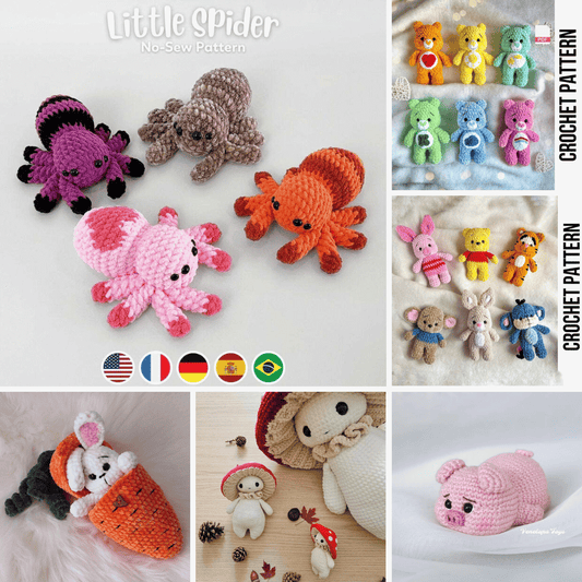 The Ultimate Amigurumi Wonderland – Adorable Crochet Pattern Bundle! 🧶💖